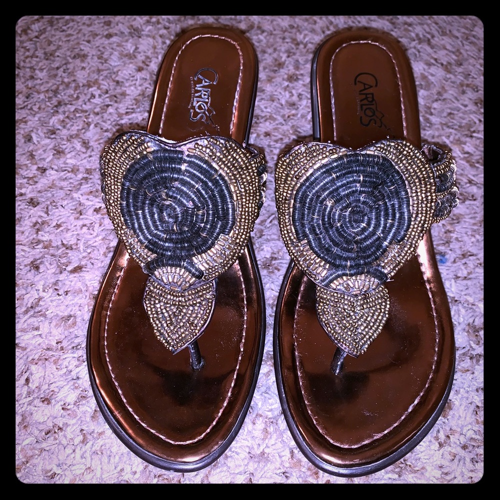 Carlos Santana Wedge Slides